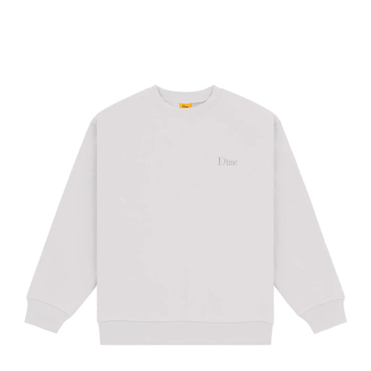 Dime Classic Small Logo Crewneck - Cement