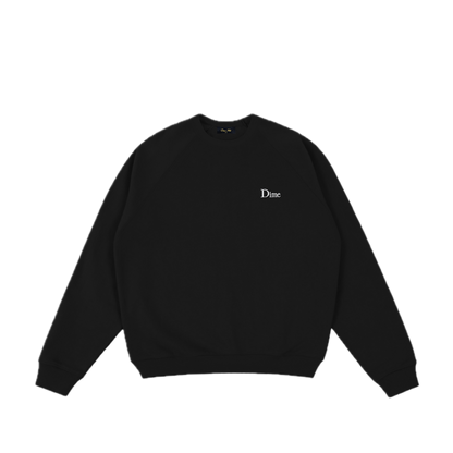 Dime Classic Small Logo Crewneck - Black