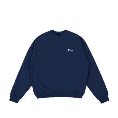 Dime Classic Small Logo Crewneck - Midnight Navy