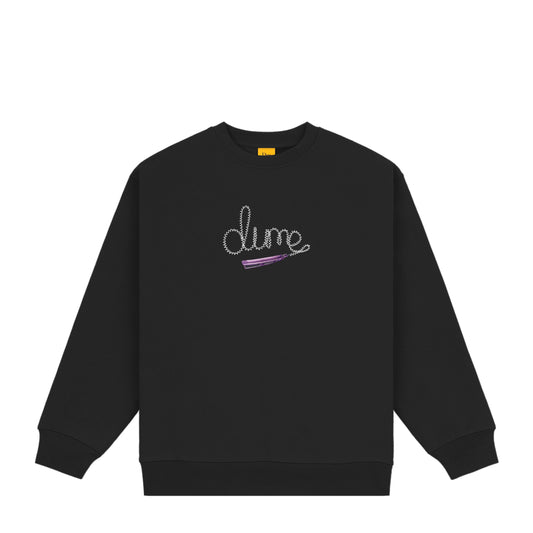 Dime Iron Crewneck - Black