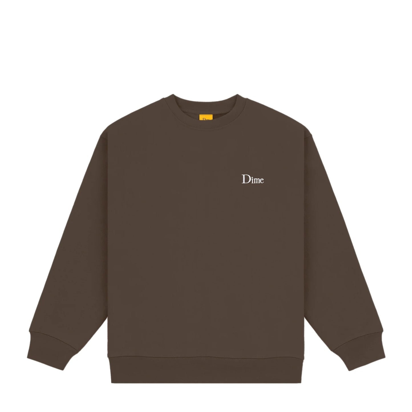 Dime Classic Small Logo Crewneck - Driftwood