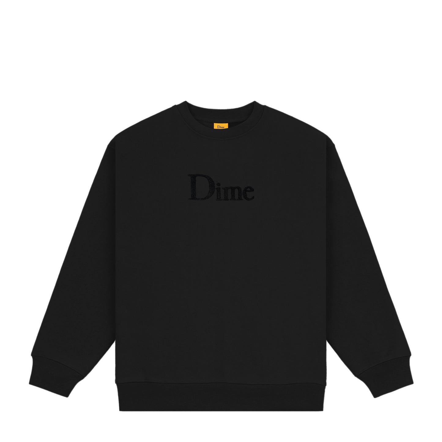 Dime Classic Logo Crewneck - Black