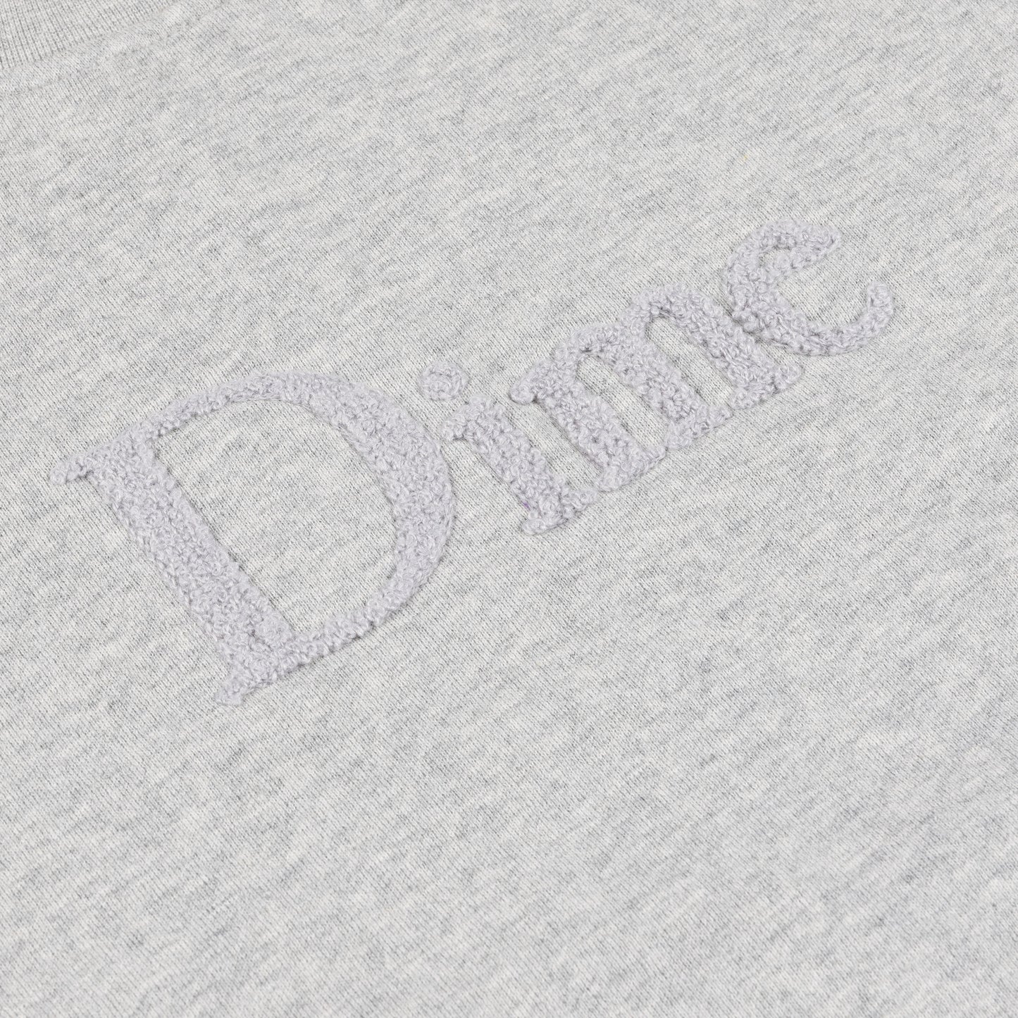 Dime Classic Logo Crewneck - Heather Gray