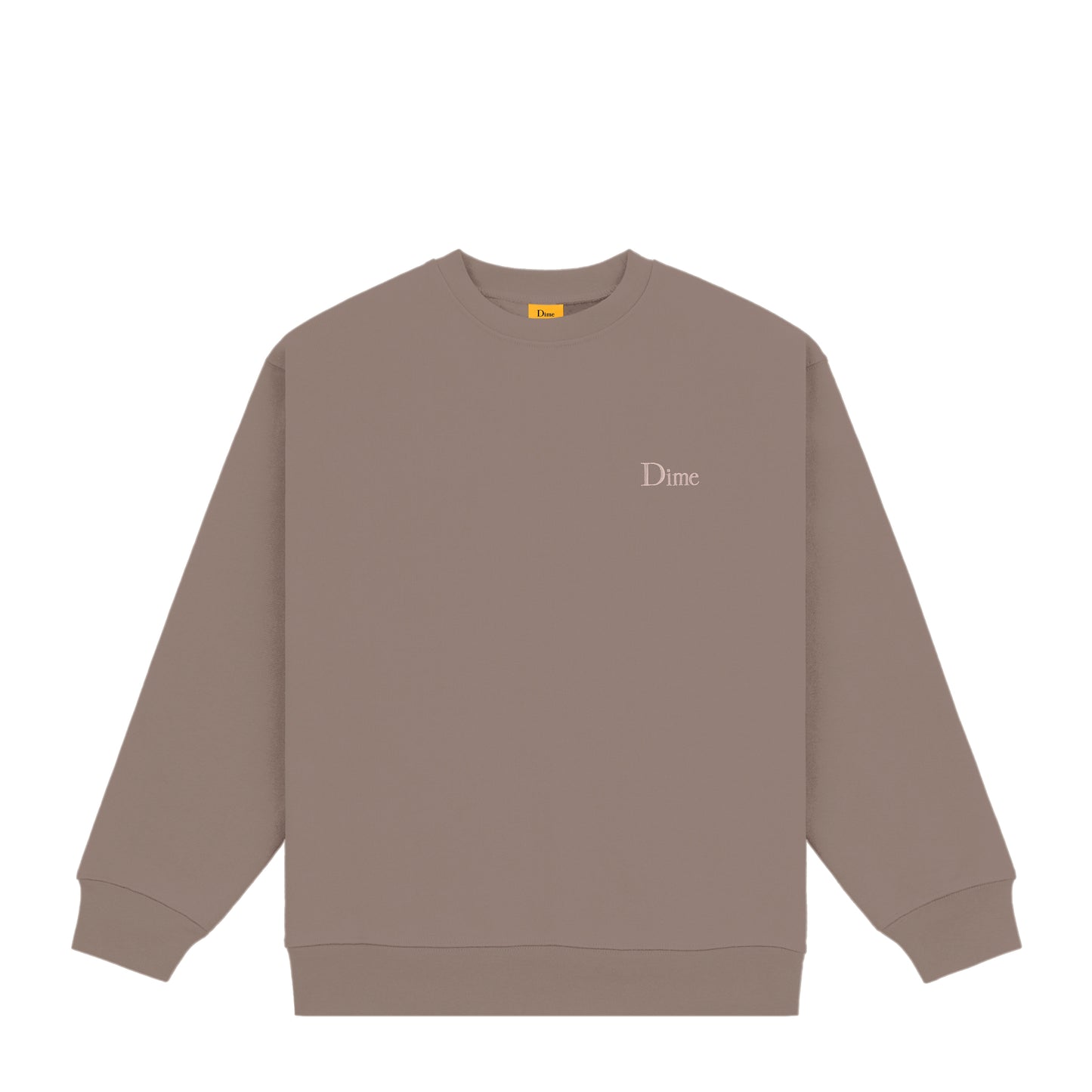 Dime Classic Small Logo Crewneck - Deep Sepia