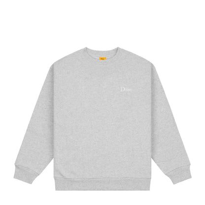 Dime Classic Small Logo Crewneck - Heather Gray