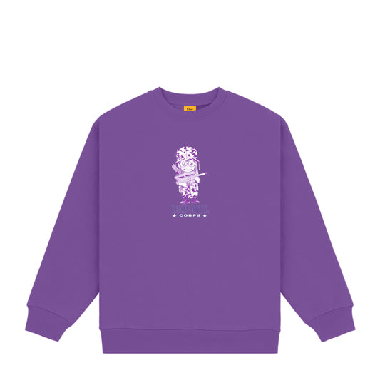 Dime Dimecorps Crewneck - Deep Purple