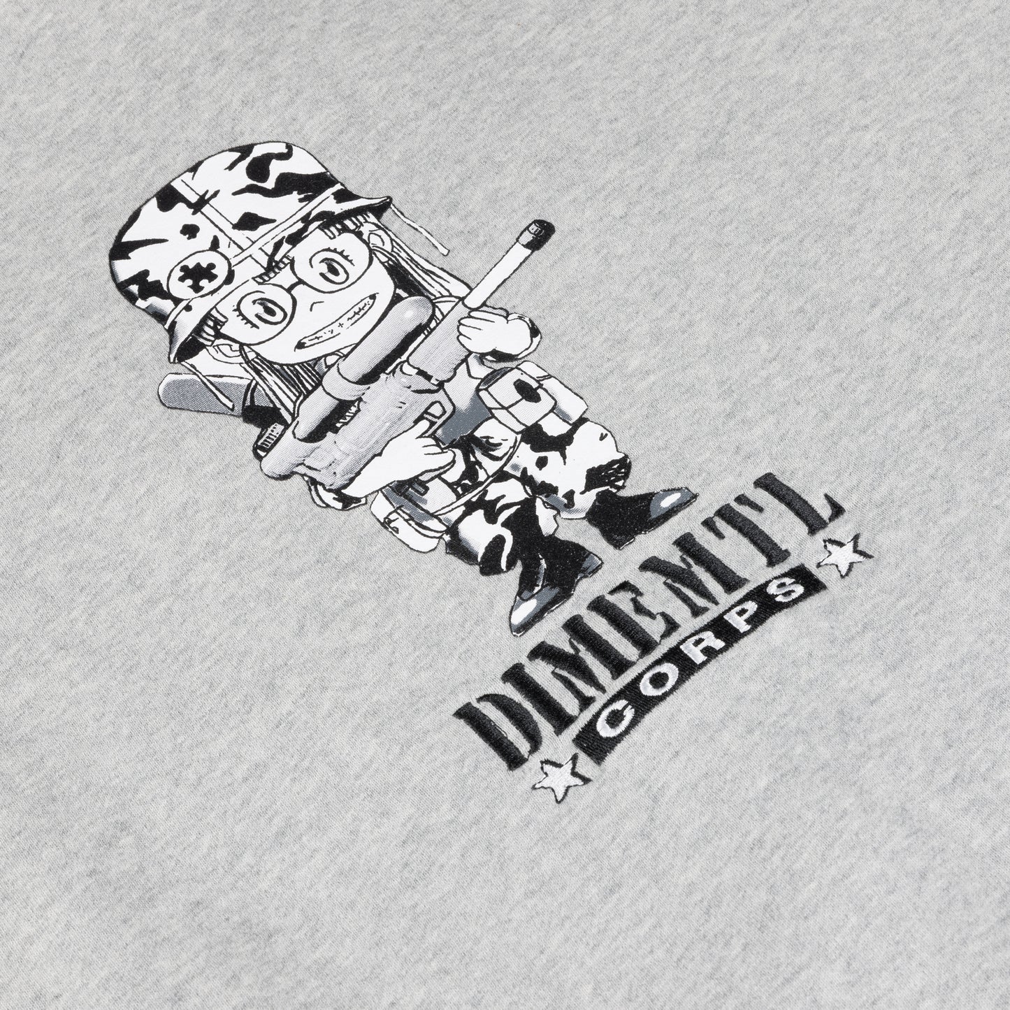 Dime Dimecorps Crewneck - Heather Gray