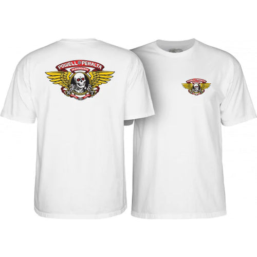 Powell Peralta Winged Ripper Tee - White