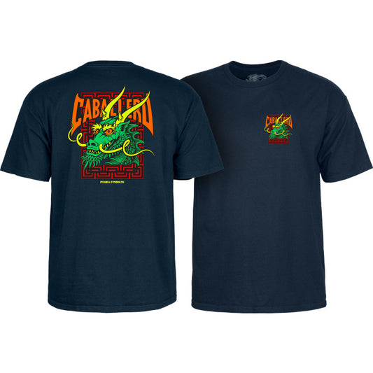 Powell Peralta Cab Street Dragon Tee - Navy