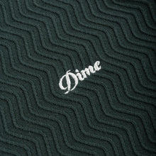 Load image into Gallery viewer, Dime Wave Cable Knit Polo - Forest