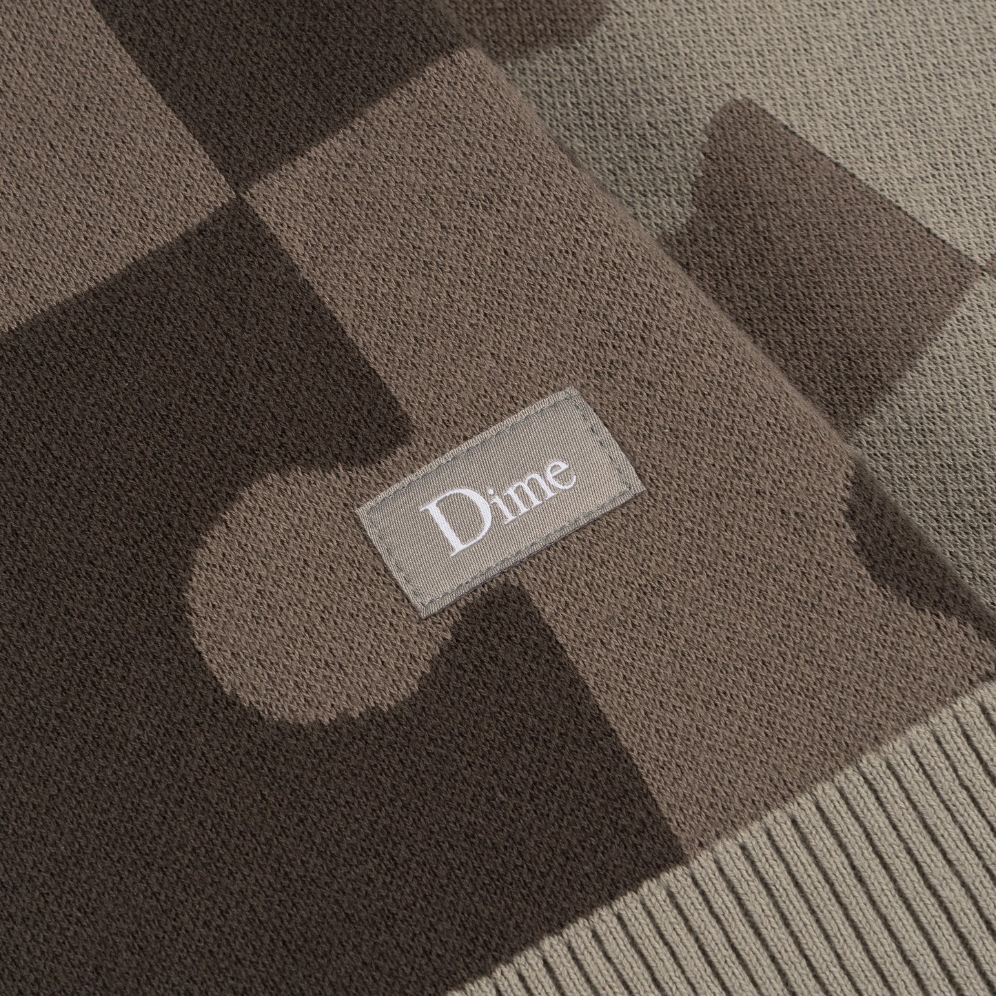 Dime Camo Puzzle Knit - Army