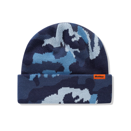 Butter Goods Camo Cuff Beanie - Marine Camo