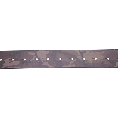Carpet Company Riveted Leather Belt - Camo
