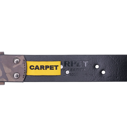 Carpet Company Riveted Leather Belt - Camo
