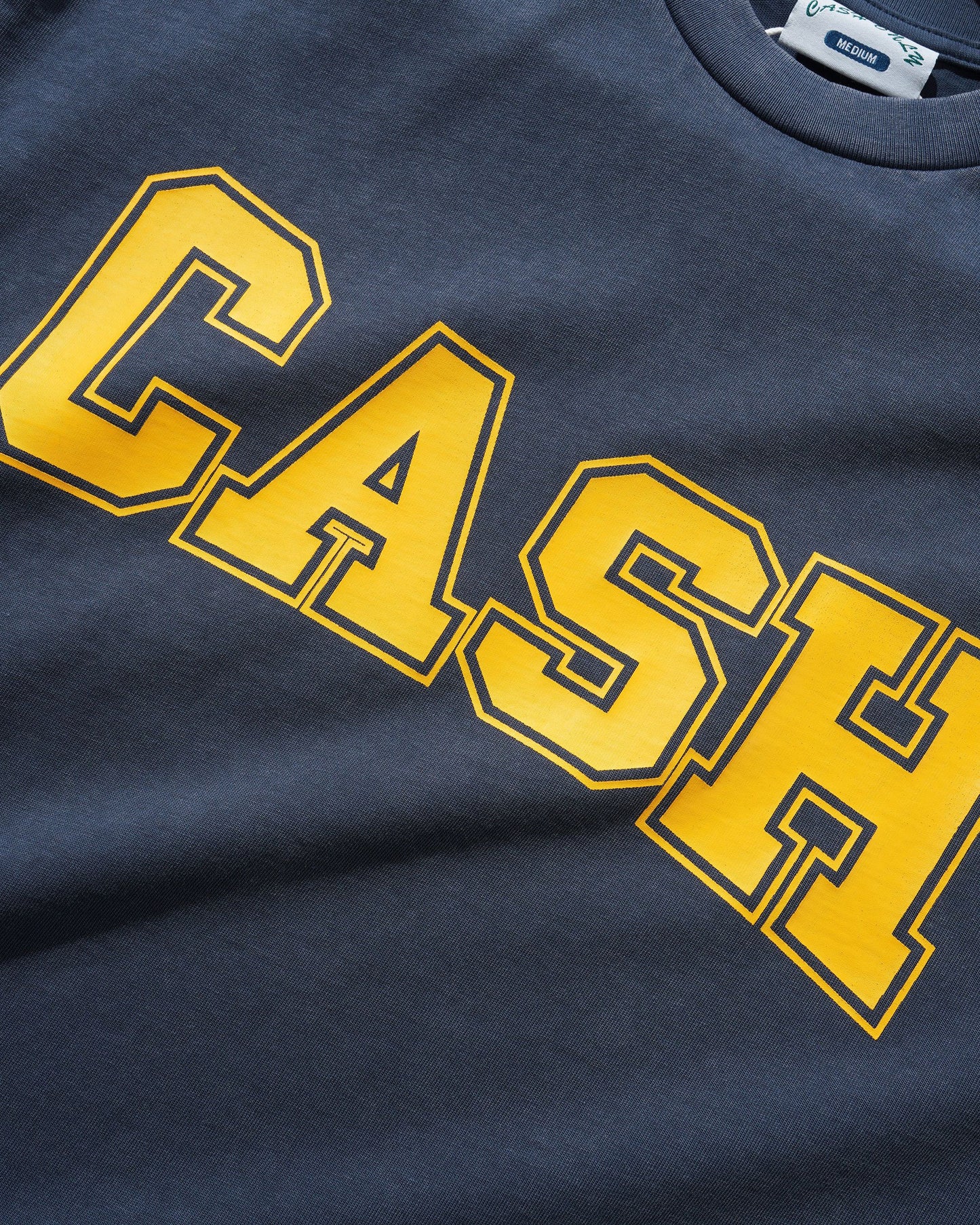 Cash Only Campus Tee - Washed Navy
