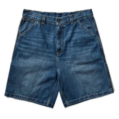 Carhartt WIP OG Single Knee Short - Blue Dark Used Wash