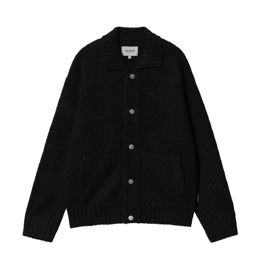 Carhartt WIP Santa Fe Cardigan - Black