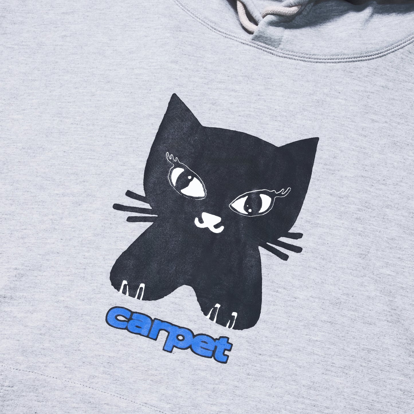 Carpet Company Cat Hoodie - Heather Grey