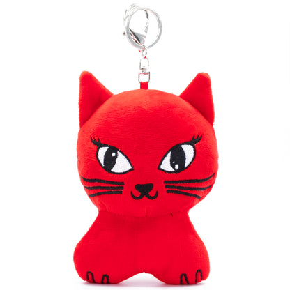 Carpet Company Cat Plush Keychain - Assorted Color