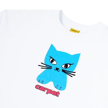Carpet Company Cat Tee - White