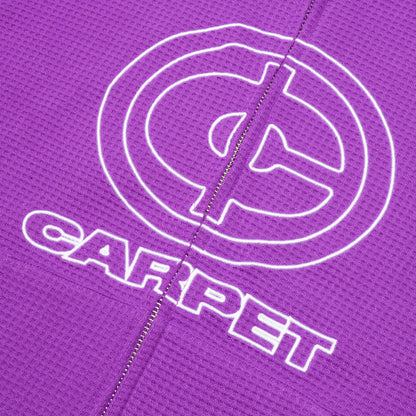 Carpet Company Cent Thermal Zip Hoodie - Purple