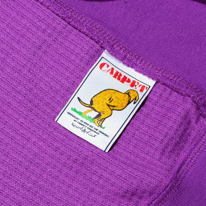 Carpet Company Cent Thermal Zip Hoodie - Purple