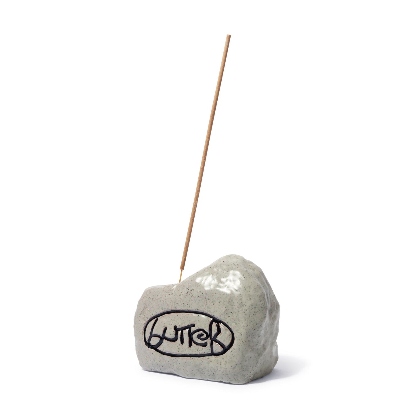 Butter Goods Ceramic Rock Incense Holder - Stone