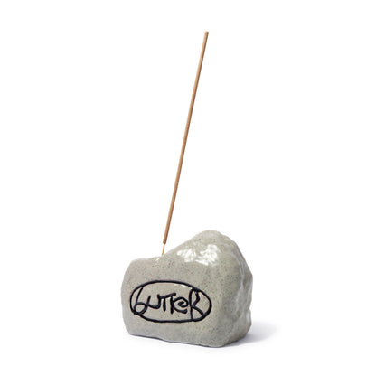 Butter Goods Ceramic Rock Incense Holder - Stone