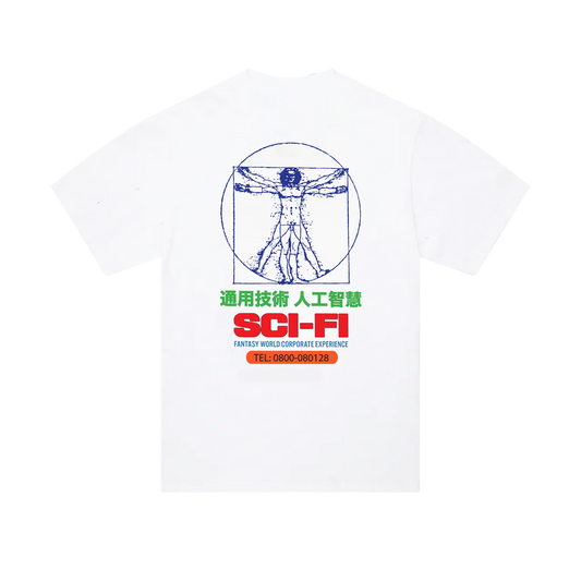 Sci-Fi Fantasy Chain Of Being Tee - White