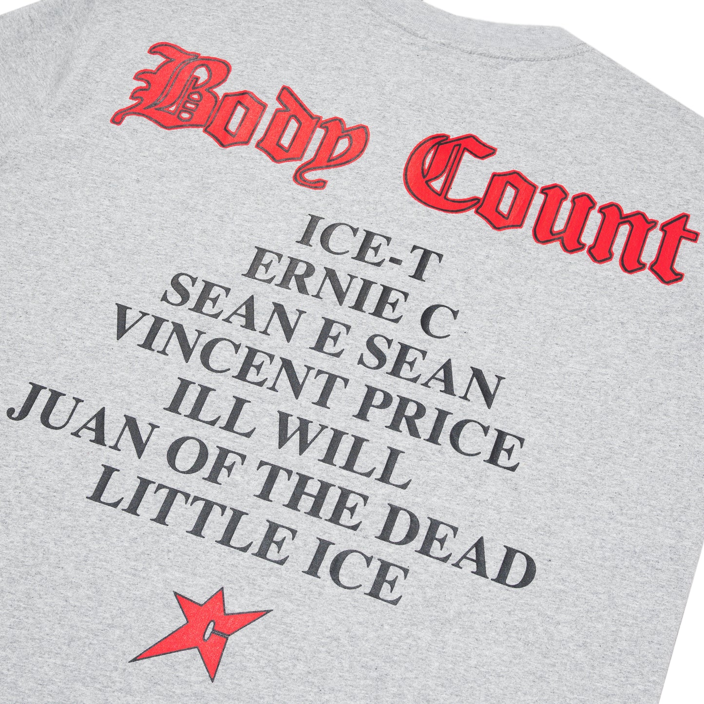 Carpet Company Body Count Chalkline Tee - Grey