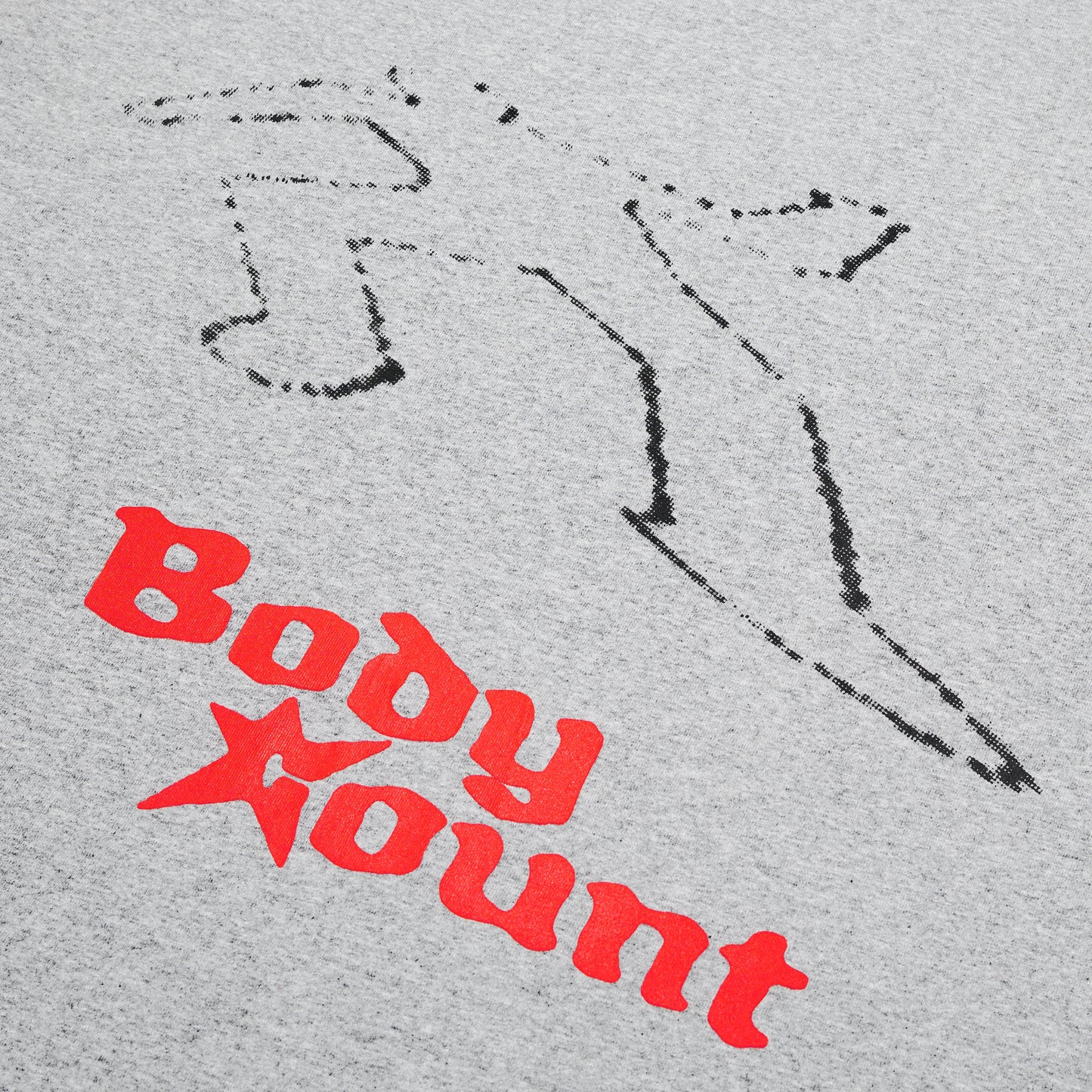 Carpet Company Body Count Chalkline Tee - Grey