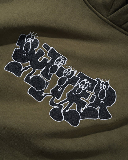 Butter Goods Character Hoodie - Army