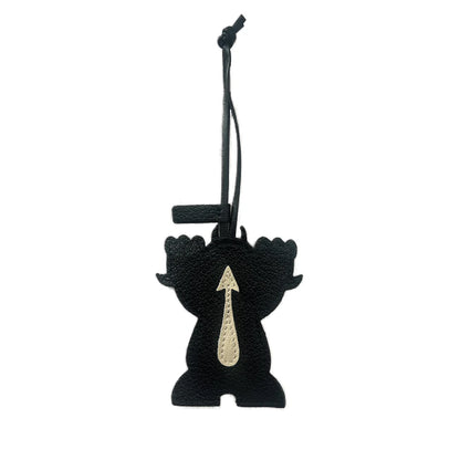 Bycodycody Hell Bent Leather Bag Charm - Black