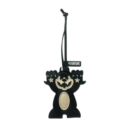 Bycodycody Hell Bent Leather Bag Charm - Black