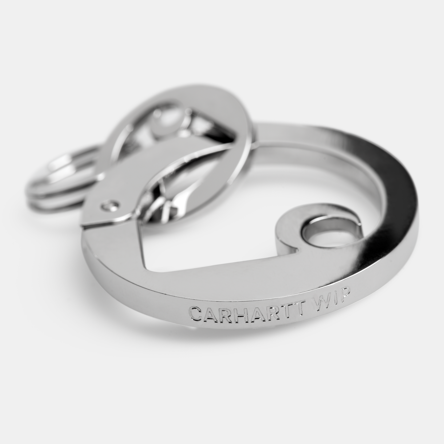 Carhartt WIP Charms Carabiner Keychain - Silver