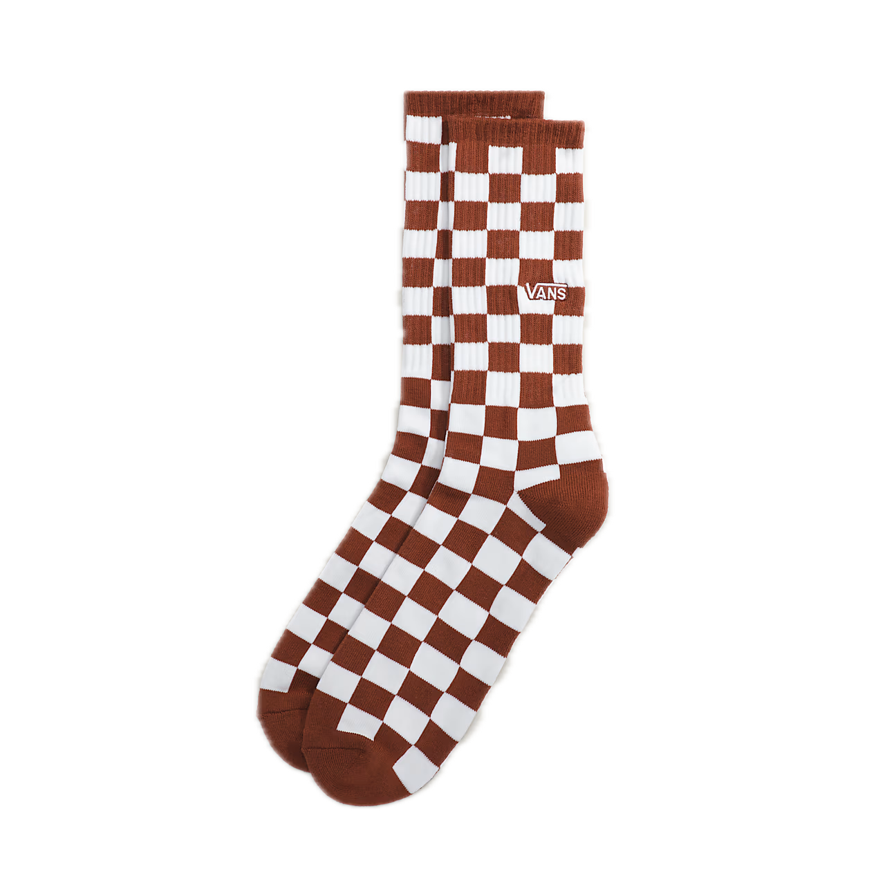Vans Checkerboard Crew Sock - Rust