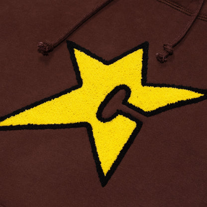 Carpet Company Chenille C-Star Hoodie - Brown