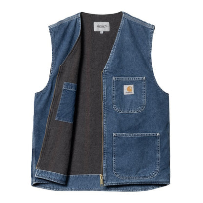 Carhartt WIP Chore Vest - Blue Stone Washed