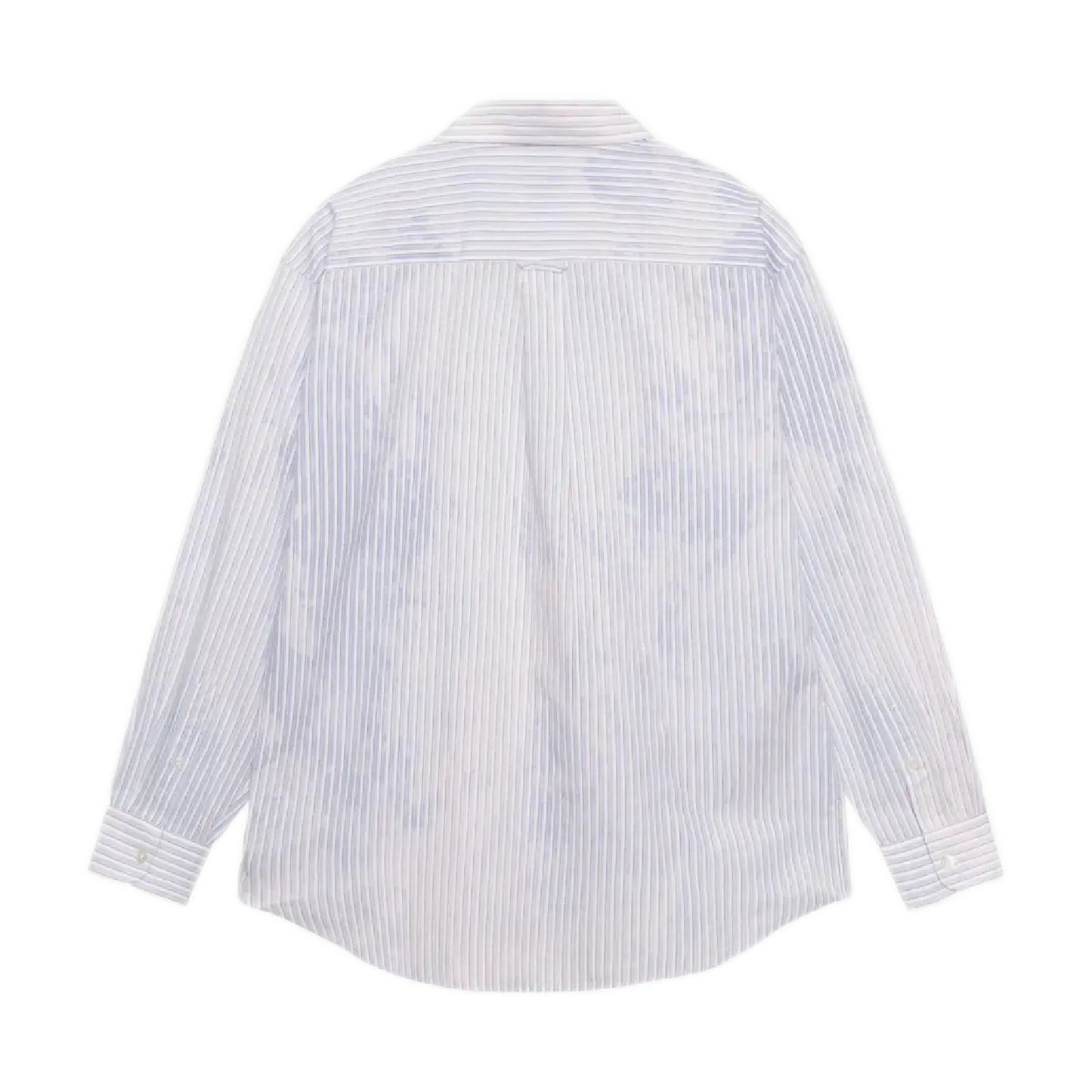 Stussy Classic LS Shirt Bleached - Blue