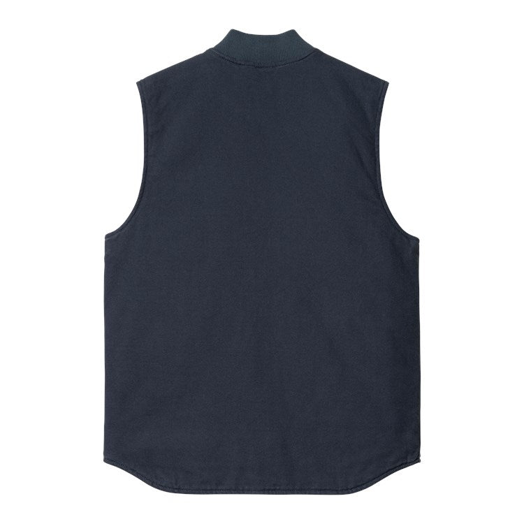 Carhartt WIP Classic Vest - Blue Heavy Stone Wash