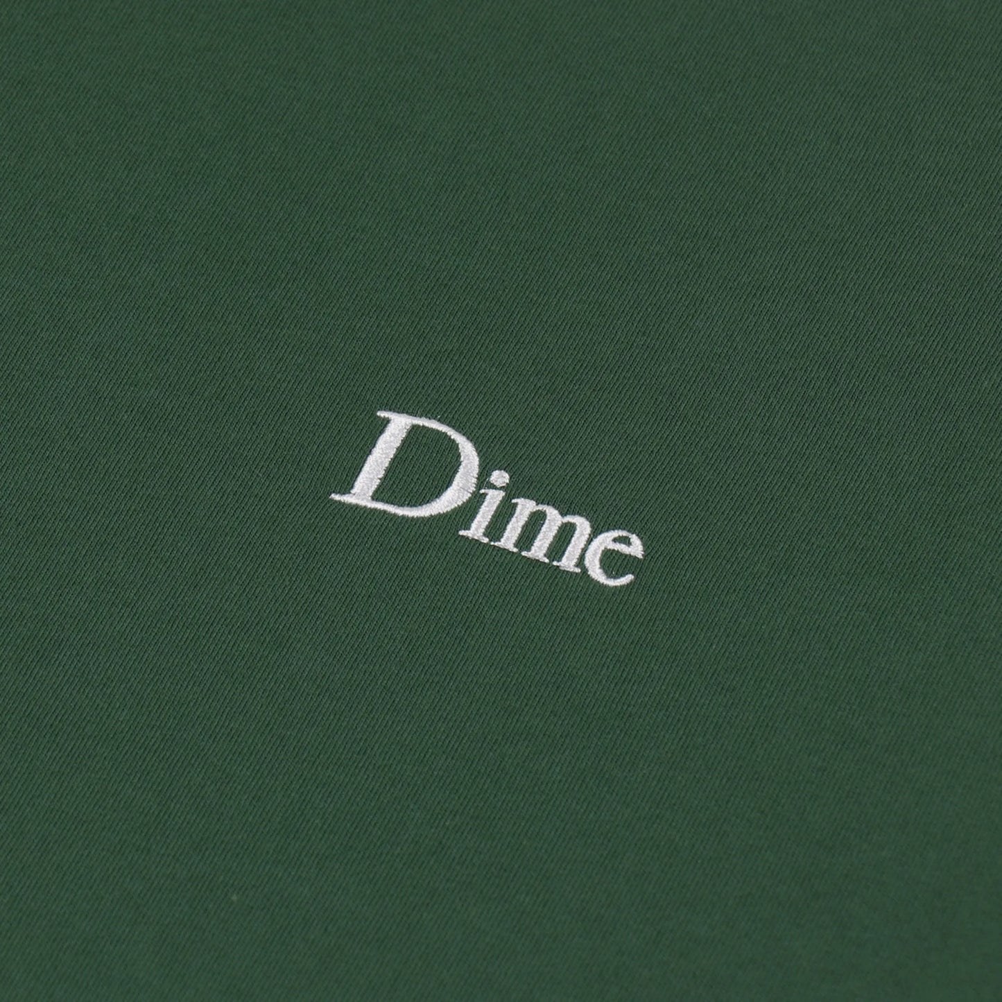 Dime Classic Small Logo Tee - Forest