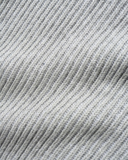 Butter Goods Club Zip Knit Sweater - Ash