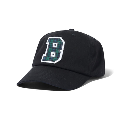 Butter Goods Collegiate 6 Panel Cap - Black