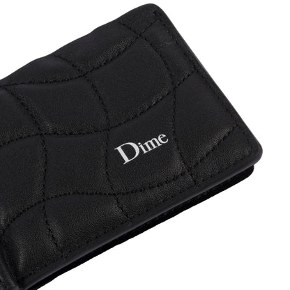 Dime Quilted Bifold Wallet - Black