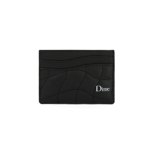 Dime Quilted Cardholder - Black