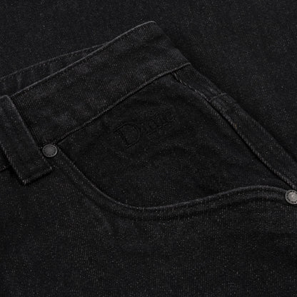 Dime Classic Relaxed Denim Pants - Black Washed