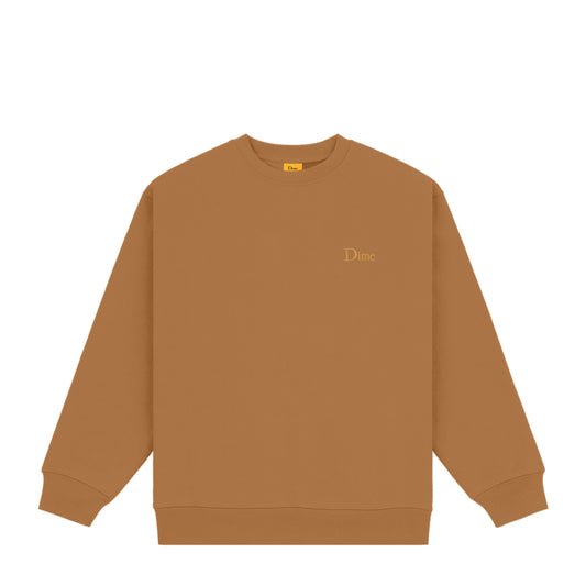 Dime Classic Small Logo Crewneck - Cappuccino