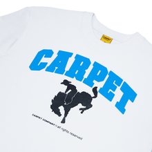 Load image into Gallery viewer, Carpet Company Cowboy Tee - White