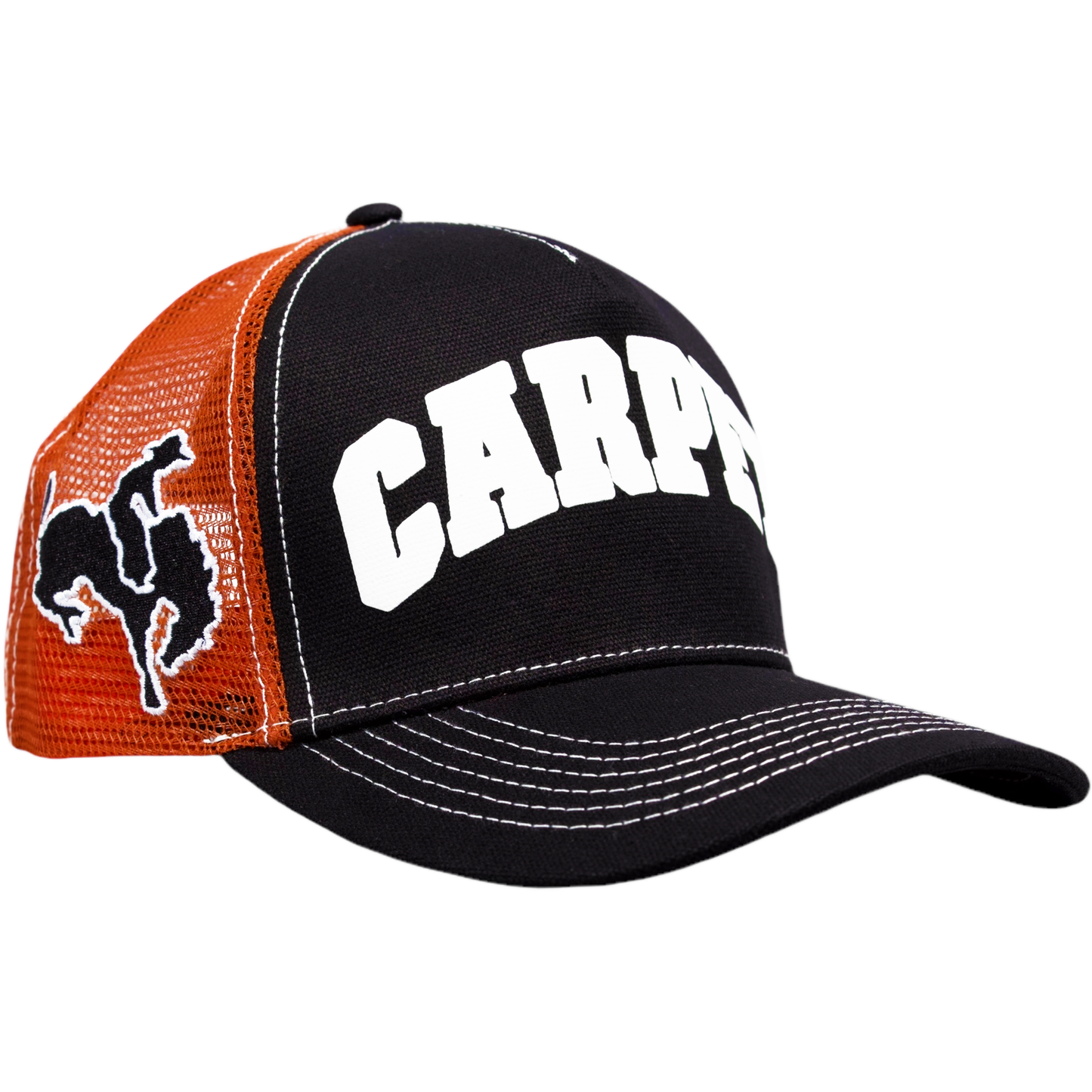 Carpet Company Cowboy Trucker Hat - Black/Brown