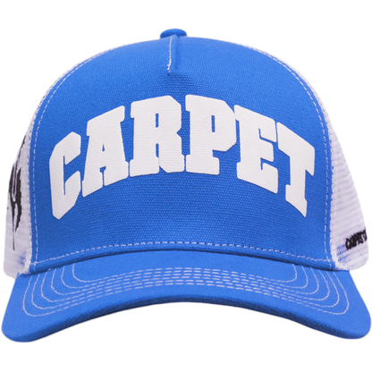 Carpet Company Cowboy Trucker Hat - Blue/White